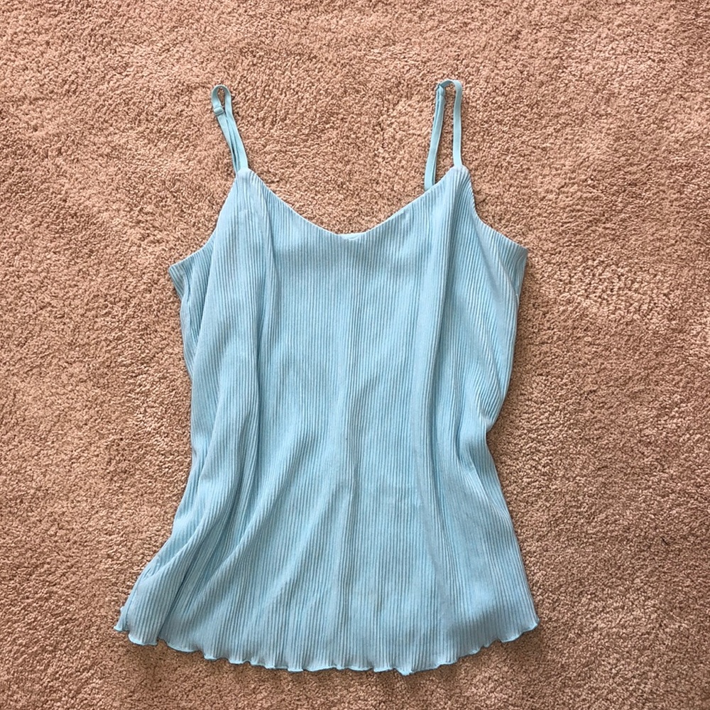 Pale Blue WHBM Camisole/Blouse